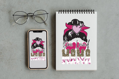 Messy Bun Valentines Sublimation Sublimation Jagonath Roy 