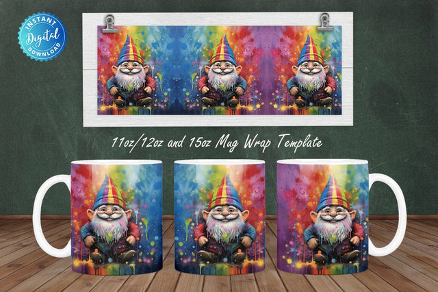 Messy Gnome 11, 12 & 15 Oz Mug Sublimation Sublimation Regulrcrative 