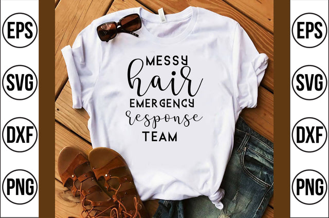 messy hair emergency response team svg SVG shah alam 