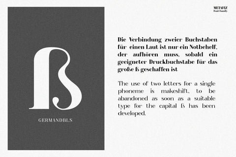 Metafiz - An elegant font Font Javapep 