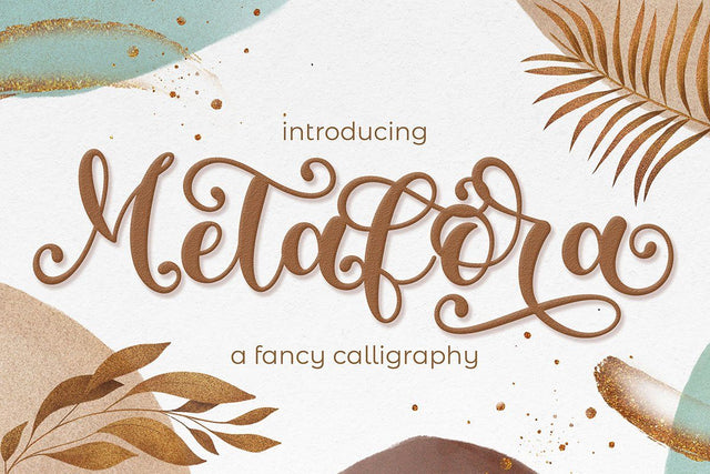 Metafora | Fancy Calligraphy Font studioalmeera 