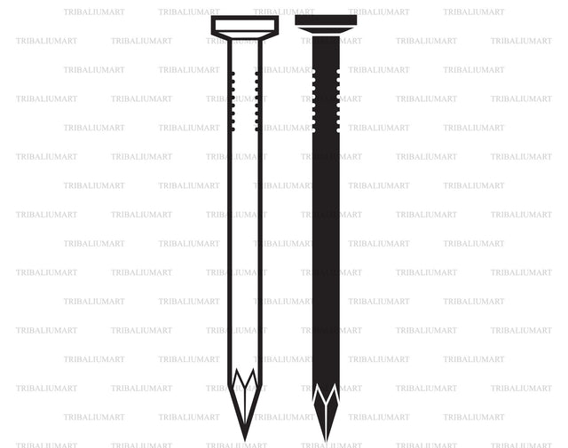 Metal nail SVG TribaliumArtSF 