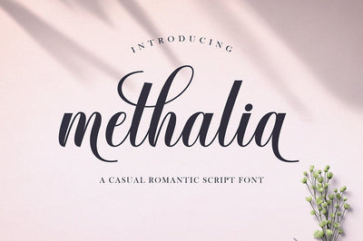Methalia Font RomieStudio 
