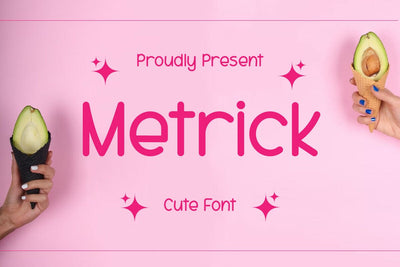 Metrick - Cute Sans Serif Font Masyafi Studio 