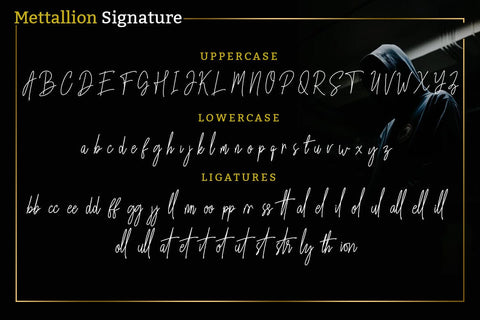 Mettallion Signature Font Madatype Studio 