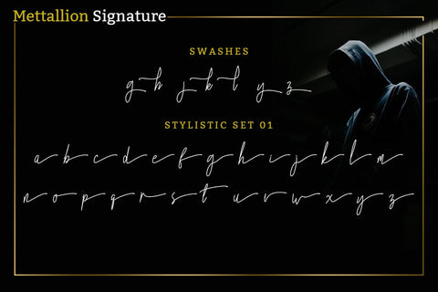 Mettallion Signature Font Madatype Studio 