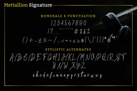 Mettallion Signature Font Madatype Studio 