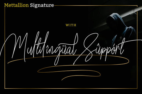 Mettallion Signature Font Madatype Studio 