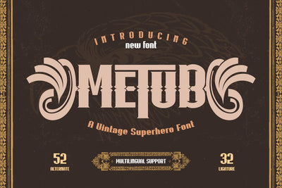 Metub – Display Hero Font Font twinletter 