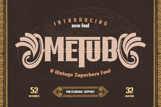 Metub – Display Hero Font Font twinletter 