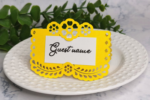 Mexican place card svg, Mexican wedding svg SVG CuttingLineStore 