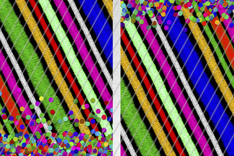 Mexican Serape and Confetti 20oz Skinny Tumbler Sublimation | Model 1 Sublimation Marlene Campos 