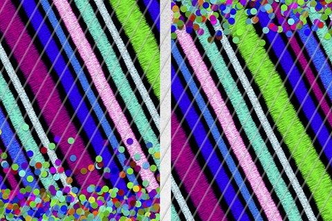 Mexican Serape and Confetti 20oz Skinny Tumbler Sublimation | Model 2 Sublimation Marlene Campos 