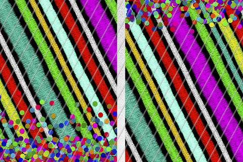 Mexican Serape and Confetti 20oz Skinny Tumbler Sublimation | Model 3 Sublimation Marlene Campos 