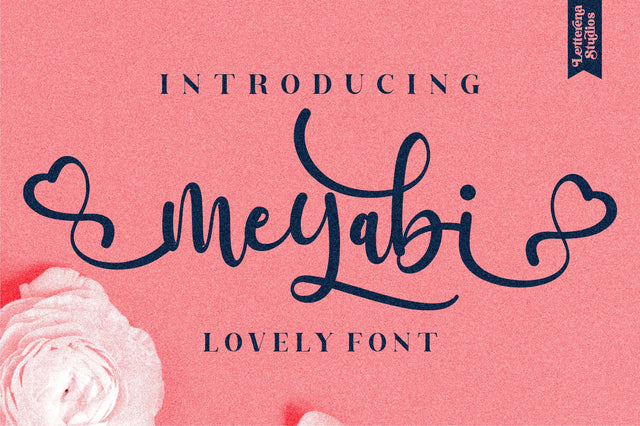 meyabi Font Letterena Studios 
