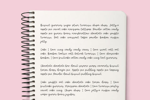 Mi Amore Font Cotton White Studio 