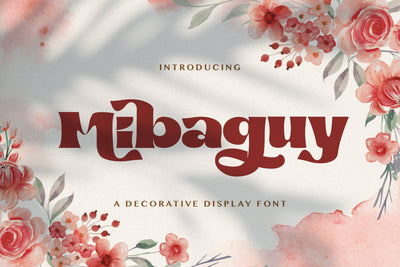 Mibaguy - Decorative Display Font Font StringLabs 