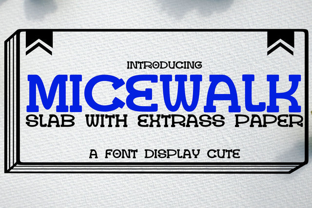 Micewalk Slab Font JH-CreativeFont 