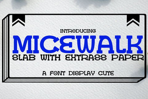 Micewalk Slab Font JH-CreativeFont 