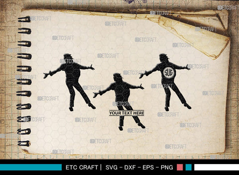 Michael Jackson Monogram, Michael Jackson Silhouette, Michael Jackson SVG, Jackson Svg, Pop Singer Svg, Rockstar Svg, SB00387 SVG ETC Craft 