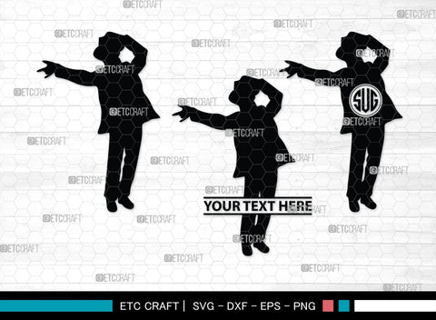 Michael Jackson Monogram, Michael Jackson Silhouette, Michael Jackson SVG, Jackson Svg, Pop Singer Svg, Rockstar Svg, SB00387 SVG ETC Craft 