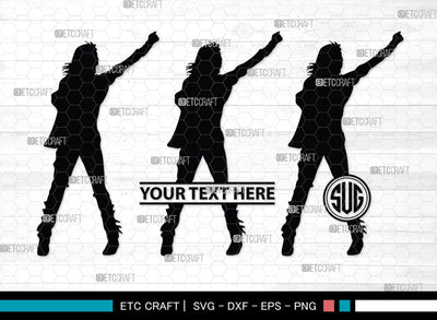 Michael Jackson Monogram, Michael Jackson Silhouette, Michael Jackson SVG, Jackson Svg, Pop Singer Svg, Rockstar Svg, SB00387 SVG ETC Craft 