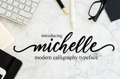 Michelle Script Font Mrletters 