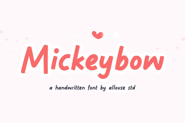 Mickeybow Font Allouse.Studio 