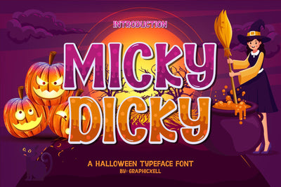 Micky Dicky Font Graphicxell 