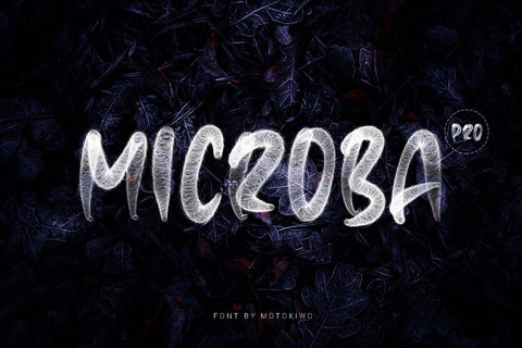 Microba Pro SVG Font Font Motokiwo 