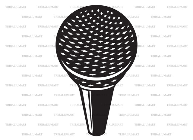 Microphone SVG TribaliumArtSF 
