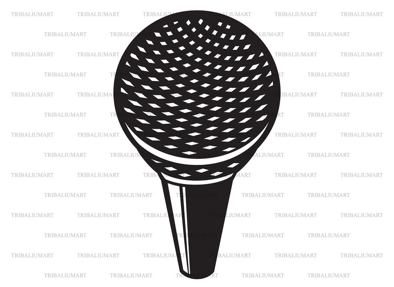 Microphone SVG TribaliumArtSF 