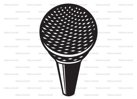 Microphone SVG TribaliumArtSF 