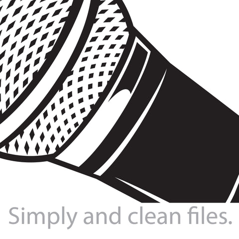 Microphone with stand SVG TribaliumArtSF 