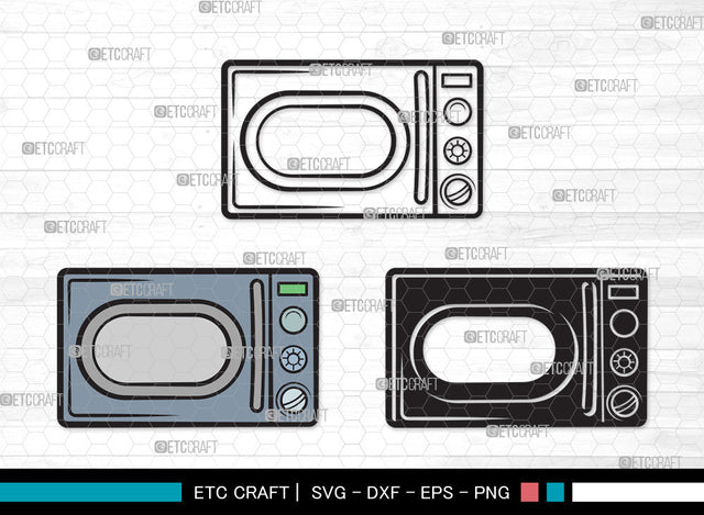 Microwave Clipart SVG, Microwave Oven Svg, Microwave Svg, Cooking Svg, Kitchen Svg, Oven Svg, Microwave Clipart SVG ETC Craft 