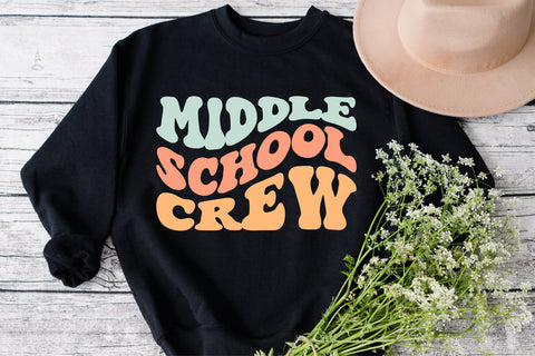 Middle School Crew SVG, SVG, PNG, Cut File, Teacher, Silhouette Cut File, Cricut Cut File, School, Middle School Svg, Cute Svg, Teacher svg SVG Fauz 