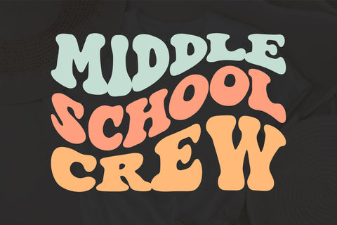 Middle School Crew SVG, SVG, PNG, Cut File, Teacher, Silhouette Cut File, Cricut Cut File, School, Middle School Svg, Cute Svg, Teacher svg SVG Fauz 