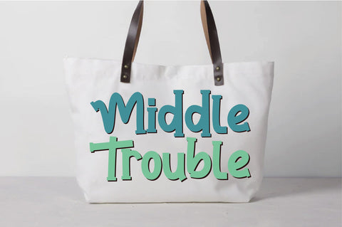Middle Trouble svg SVG Creativeart88 