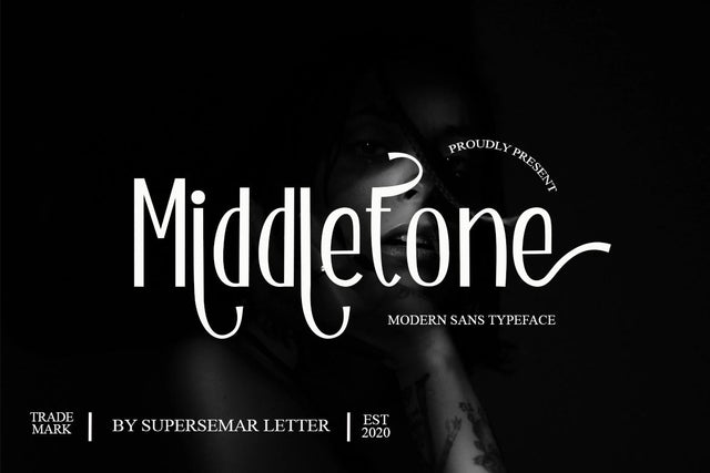 Middletone Font Supersemar Letter 