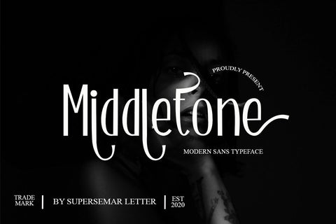 Middletone Font Supersemar Letter 