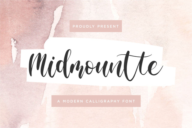 Midmountte Font Qwrtype Foundry 