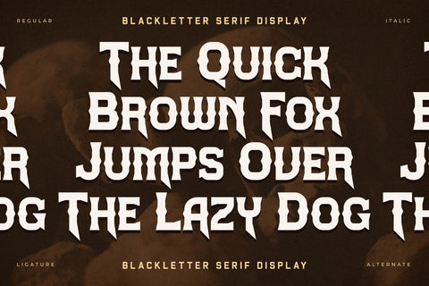 Midnight Blackfire Typeface Font Storytype Studio 