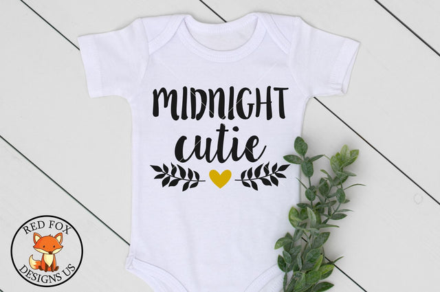 Midnight cutie svg, baby first new years svg png dxg, New year, baby design new year SVG RedFoxDesignsUS 