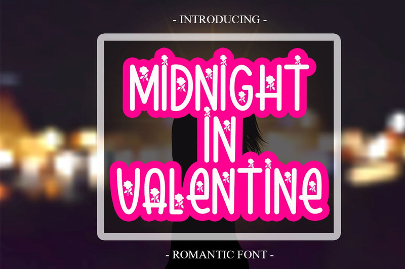 Midnight in Valentine Font Supersemar Letter 