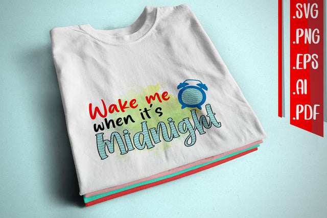 Midnight New Year Sublimation PNG Files Sublimation zafrans studio 