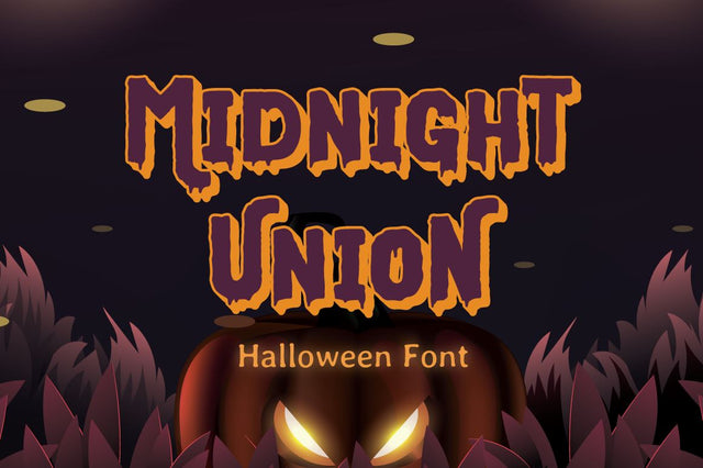 Midnight Union - Halloween Font Font Attype studio 