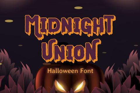 Midnight Union - Halloween Font Font Attype studio 