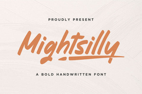 Mightsilly Font Qwrtype Foundry 