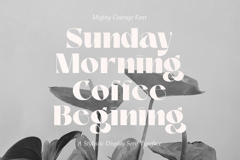 Mighty Courage Font Zeenesia Std 
