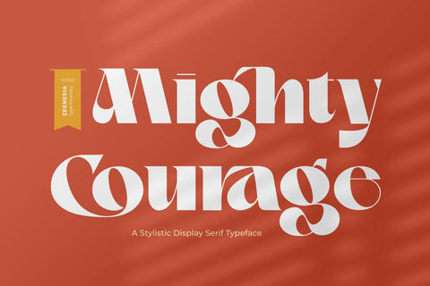 Mighty Courage Font Zeenesia Std 